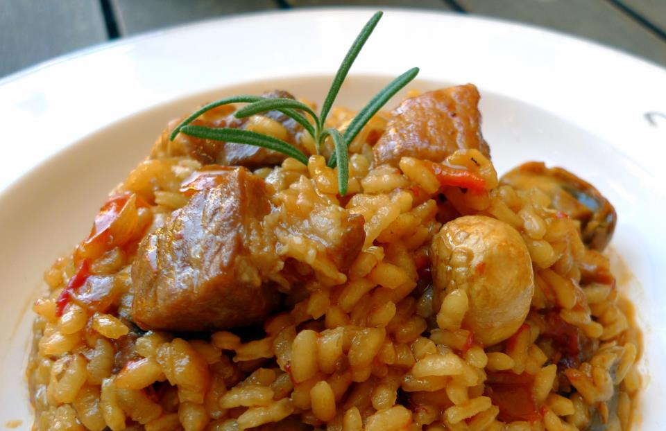 Arroz Carne Con Amarillo
