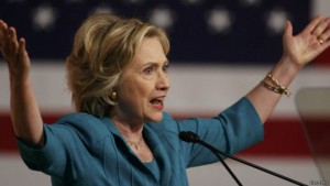 Hillary Clinton en Miami, Florida.