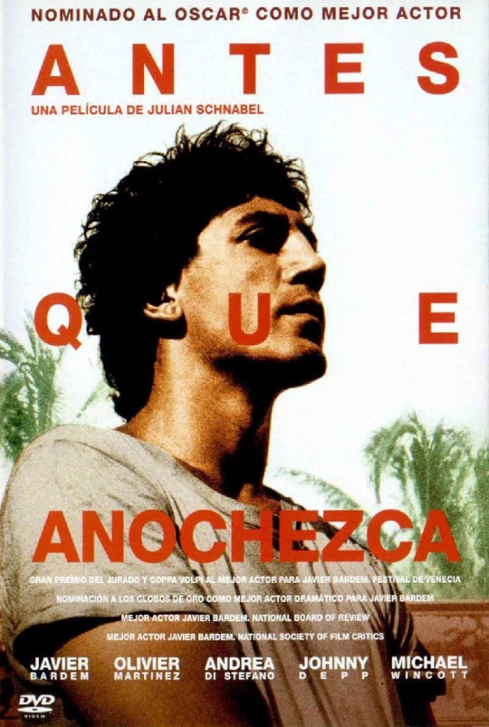 Pelicula "Antes que Caiga la Noche". 