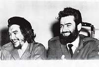 Fernandez Mell with Che Guevara in 1960.