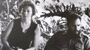Juanita y su hermano Fidel en Cuba. (1959)