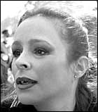 Alina Fernandez, daughter of Fidel Castro with Naty Revuelta. 