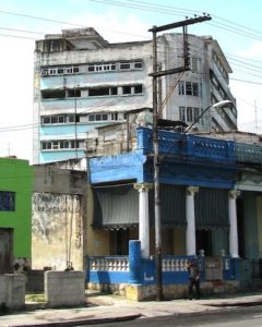 Vista de la actual Hospital Hijas de Galicia, La Habana, Cuba. 