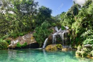 El Nicho Waterfalls in Cuba