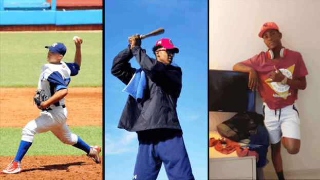 Athletes Rafael Sánchez, Raico Quiñones and Brayan San Juan left the island this Wednesday. (Twitter / @ francysromeroFR)